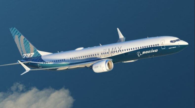 A Boeing 737 MAX 10 aircraft. CONTRIBUTED