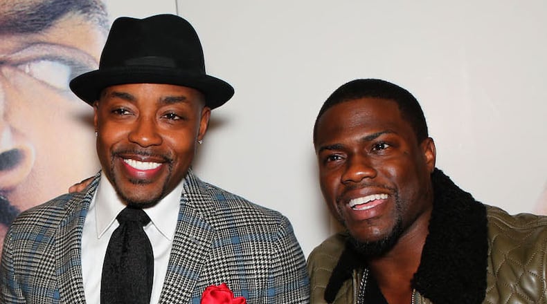 Will Packer and Kevin Hart, shown at the 2014 Atlanta screening of "Ride Along," team up again for "Night School." AJC file photo: Akili-Casundria Ramsess
