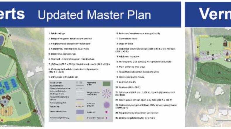 For proposed parks on Roberts Drive and Vermack Road, comments and questions are welcomed by Dunwoody city officials at parks@dunwoodyga.gov. (Courtesy of Dunwoody)