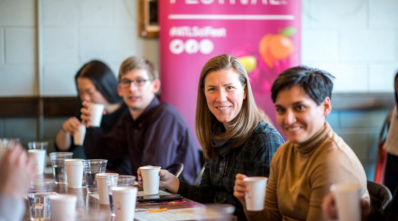 Participants in a previous Behind the Bean coffee workshop during the Atlanta Science Festival. / Courtesy of Atlanta Science Festival