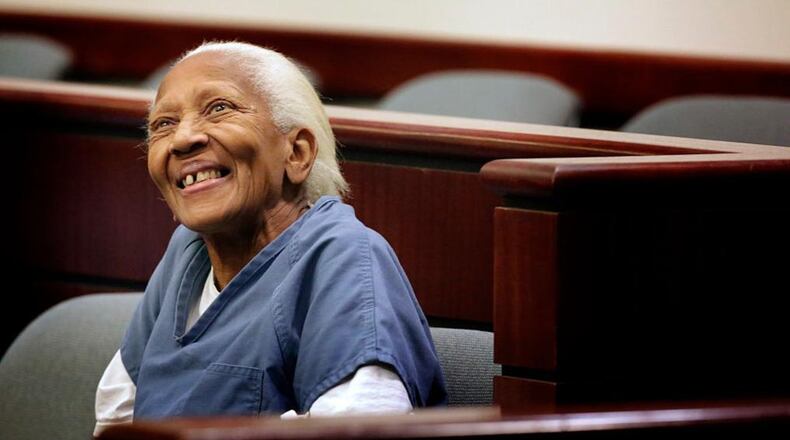 Convicted thief Doris Marie Payne is pictured here in court in California in 2013 on charges of stealing a ring from a Palm Desert jewelry store.