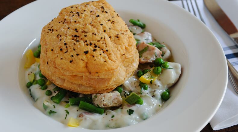 Chicken Potpie from Paper Mill Grill in Marietta. (Becky Stein Photography)