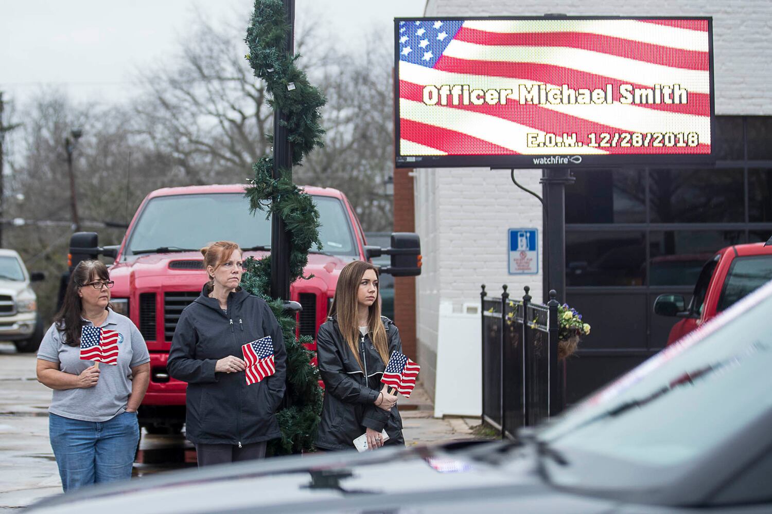 Photos: The funeral for Henry officer Michael Smith