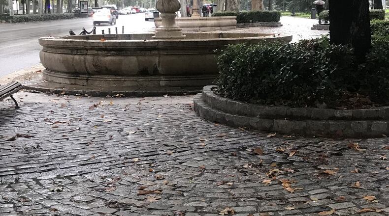 Noel Haeberle took this picture in November on Paseo Del Prado in Madrid, “Very apropos considering it was right on our side of the Prado,” he wrote.