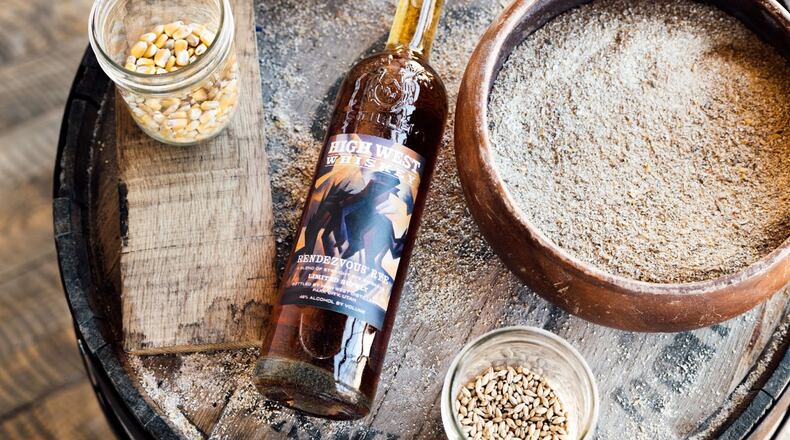 High West’s flagship whiskey, Rendezvous Rye has transitioned to a seasonal limited release with artist renderings of the traditional label. (Courtesy of High West Distillery)