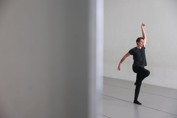 Atlanta native Christian Clark, who went from boyhood to adulthood dancing for Atlanta Ballet, is the only one of Terminus Modern Ballet Theatre's five co-founders still performing. (Arvin Temkar/AJC)