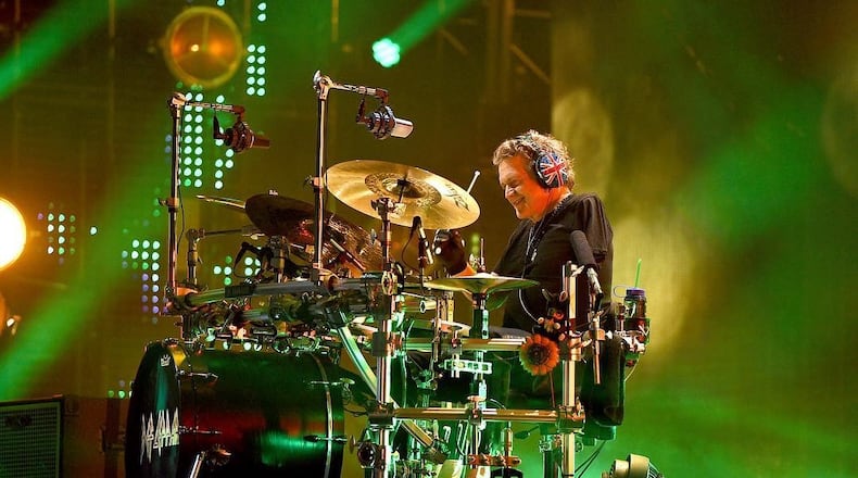 Rick Allen, the drummer for Def Leppard, will appear at Wentworth Gallery in Phipps Plaza on May 4 to discuss his artwork.