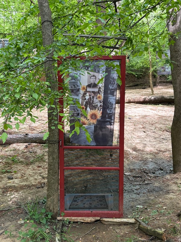 "The Little Old Store Beside the Road,"
multimedia collage and photography by Nancy Jones. (Courtesy of Nancy Jones)