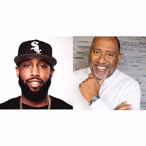 V-103 has added a new morning co-host for Big Tigger Francesca Amiker (right), a new weekend show featuring Frank Ski (center) and a new night host DJ Sturgess. (Courtesy V-103/Frank Ski/Francesca Amiker)