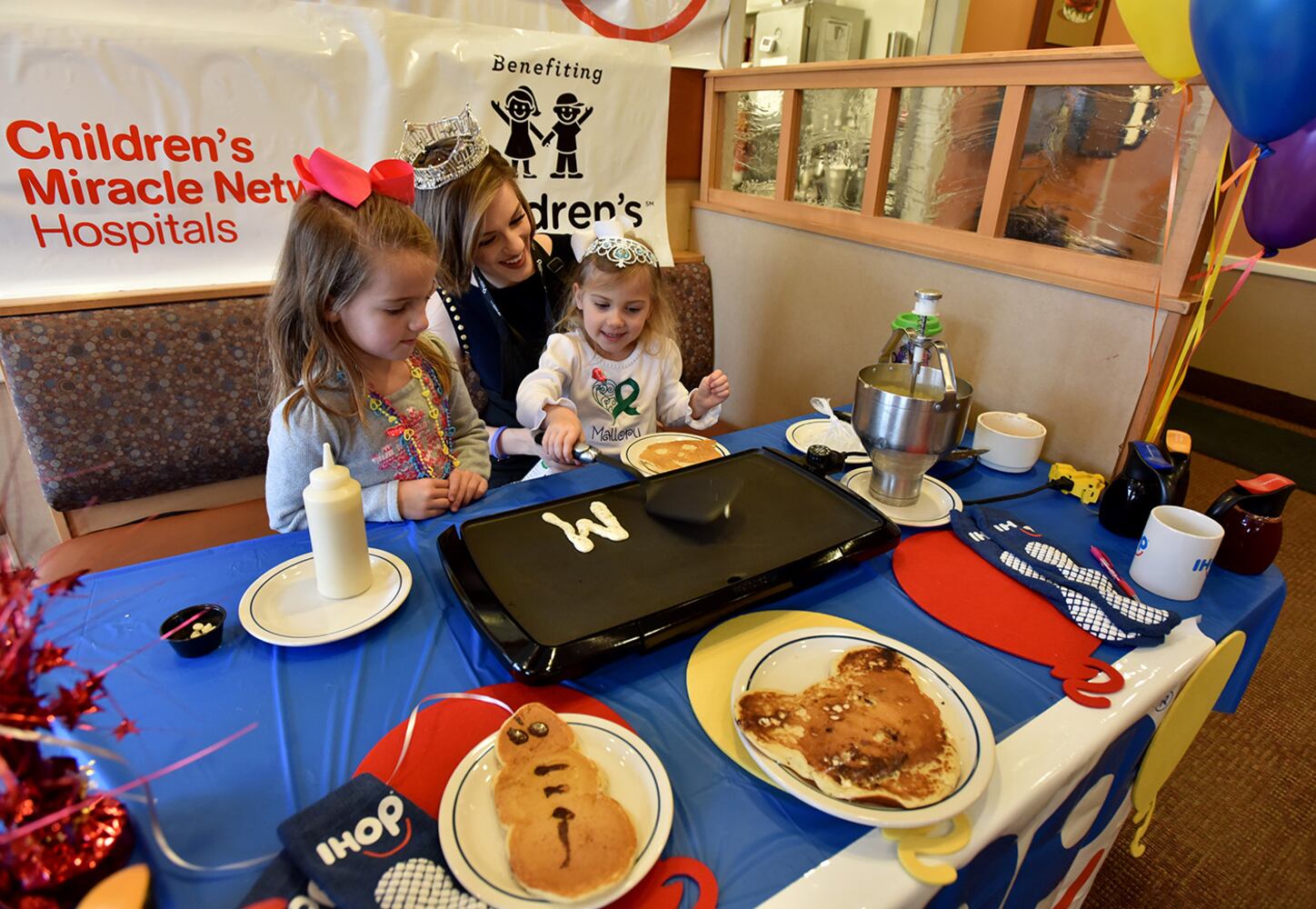 The Georgia native joined IHOP to help raise money for the Children’s Miracle Network Hospitals