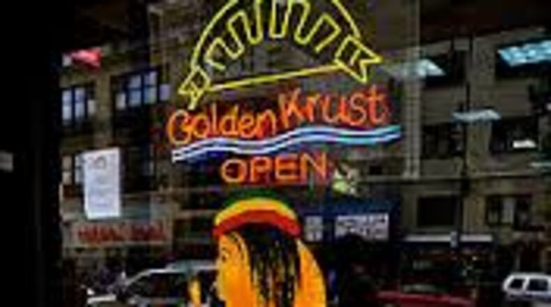 Golden Krust Caribbean Bakery & Grill window display