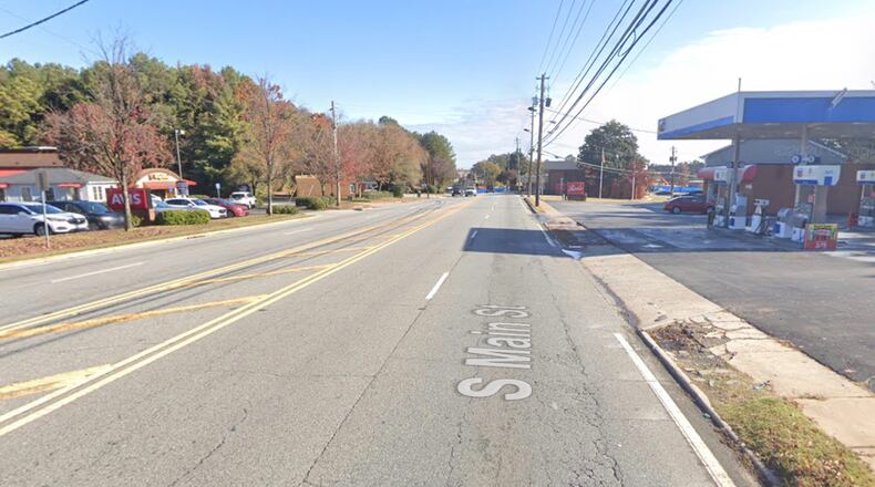 Kimley-Horn and Associates will conduct a study of South Main Street from Upper Hembree Road to Old Milton Parkway. (Google Maps)