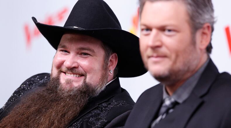 Sundance Head with his coach Blake Shelton, who has now fielded five of the 11 winners to date on "The Voice." CREDIT: NBC