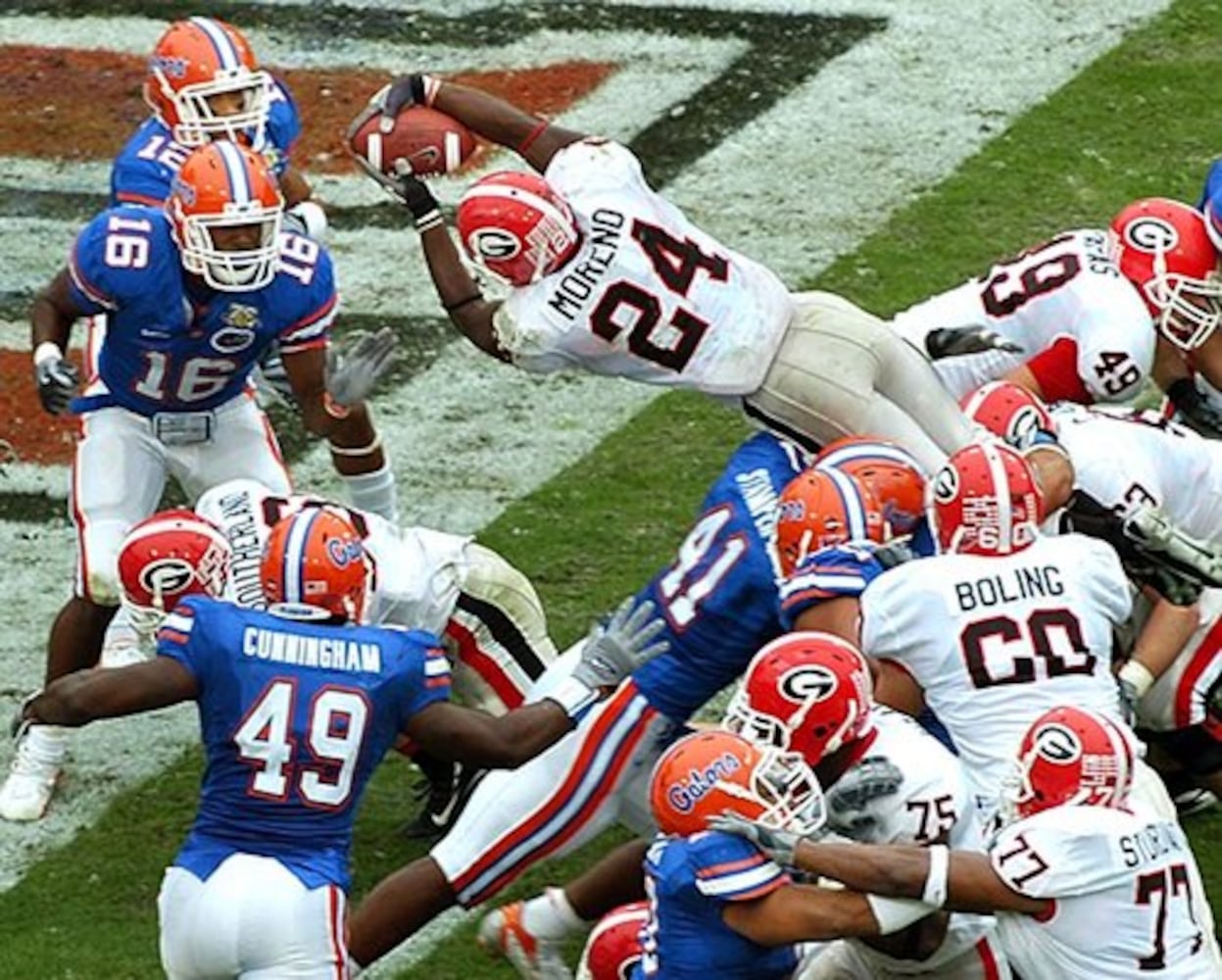 UGA running back Knowshon Moreno