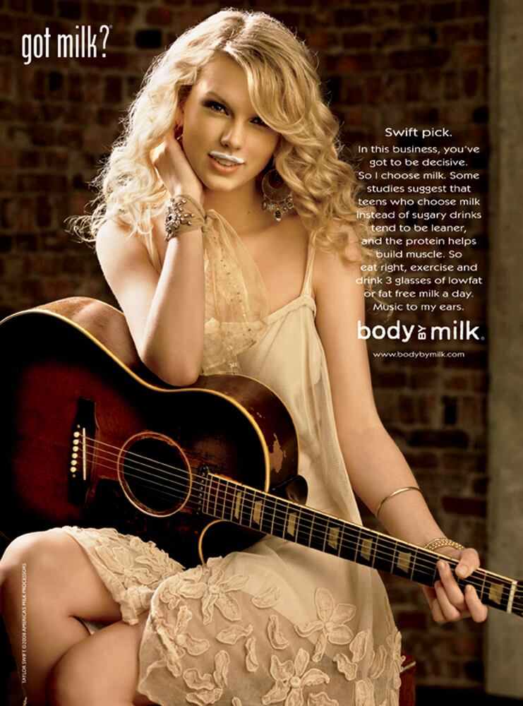 Taylor Swift for Got Milk?