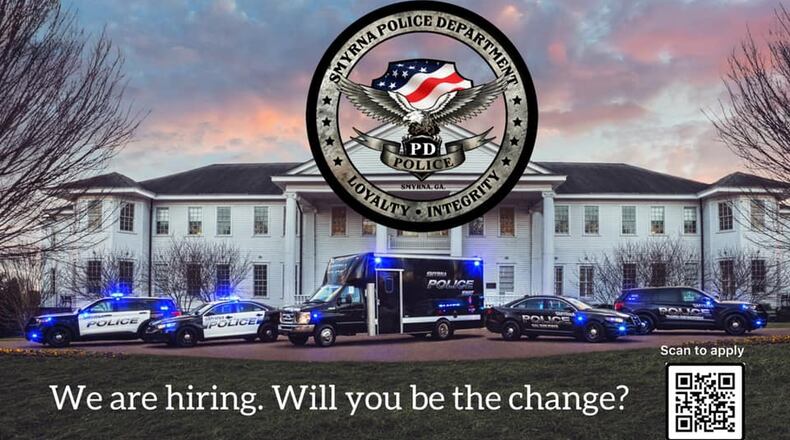 New officers with the Smyrna Police Department will receive a higher starting pay. (Courtesy of Smyrna)