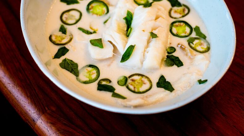 Coconut Poached Fish. CONTRIBUTED BY HENRI HOLLIS