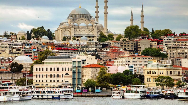 The Suleymaniye Mosque is an architectural landmark in picturesque Istanbul. (Norma Meyer/San Diego Union-Tribune/TNS)