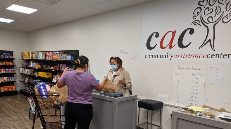 The Community Assistance Center in Sandy Springs provides food to about 350 families a month. That amounts to 33,000 pounds of food a month valued at about $41,000 a month. (Courtesy Community Assistance Center)