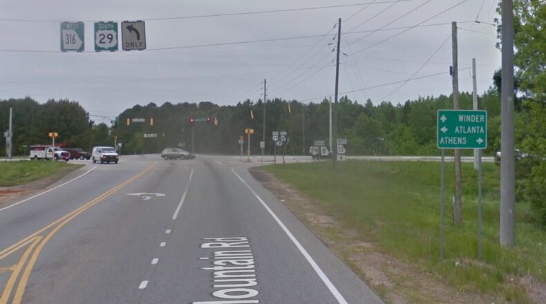 Ongoing work to create the future compressed diamond interchange project at US 29/Ga. 316 in Barrow County will mean a traffic shift for drivers in the area. (Google Maps)