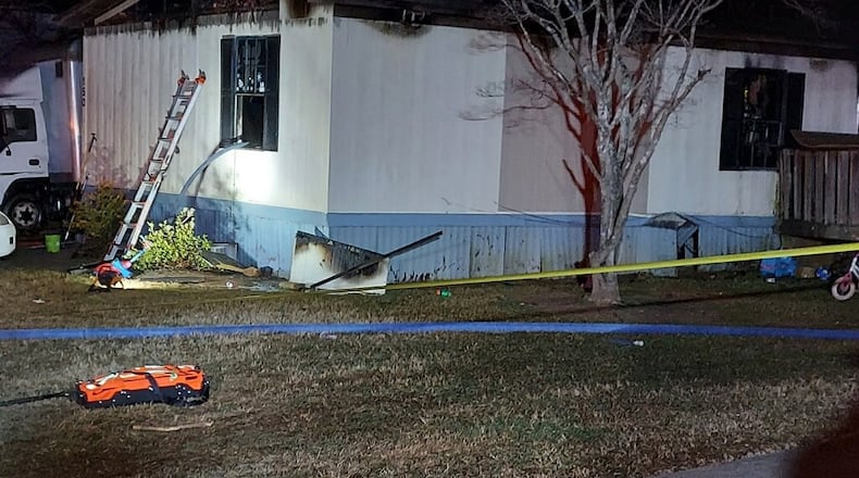 Four people, including three children, were killed overnight in a Gwinnett County mobile home fire.