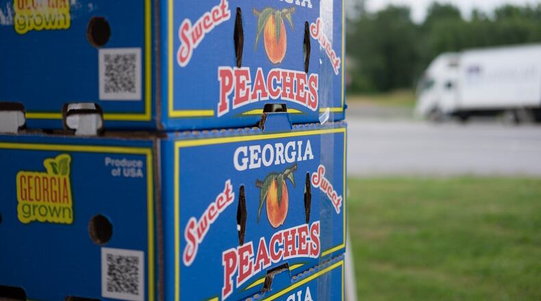 A roadside stand in Middle Georgia. (Meera Subramanian / InsideClimate News)