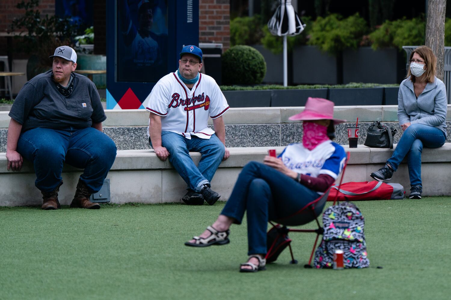 HANK AARON MEMORIAL SERVICE AT TRUIST PARK