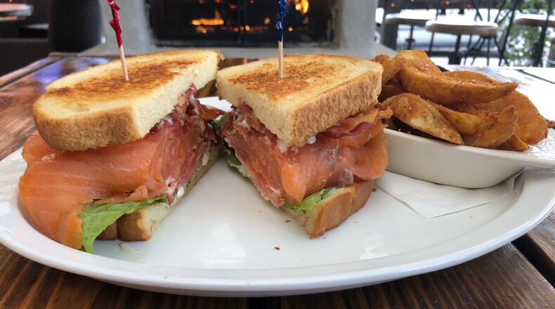 Writer Bill King’s son recommended the smoked salmon BLT with lemon dill aioli, served on sourdough bread at The Station at Person Street, in Raleigh, North Carolina. The sandwich is a menu favorite, says Assistant General Manager Brett Crannell of the restaurant. CONTRIBUTED BY BRETT CRANNELL