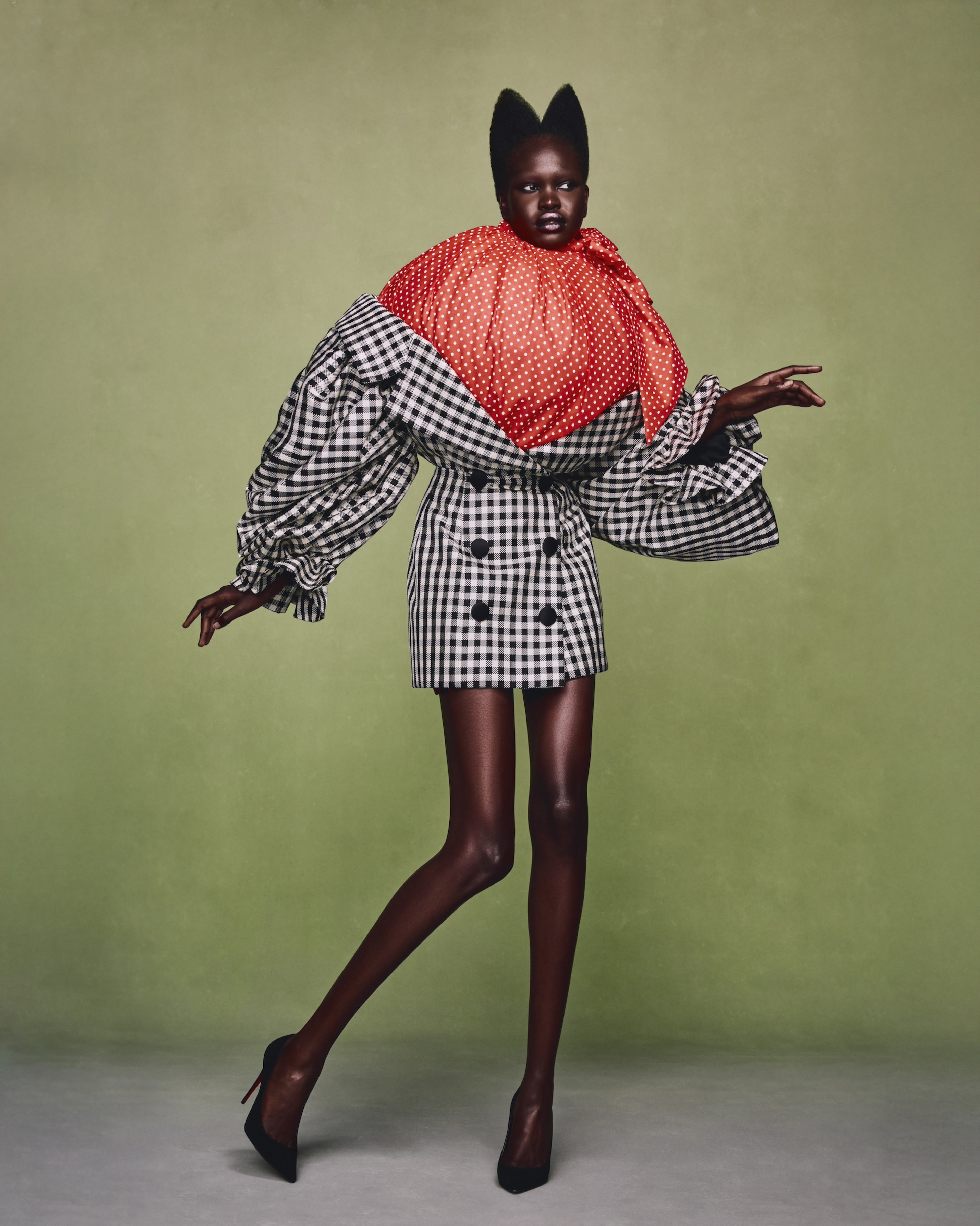 Part of the Viktor&Rolf Paris collection shot by Atlanta photographers Ahmad Barber and Donté Maurice for the High Museum exhibition "Viktor&Rolf: Fashion Statements." (Courtesy of AB+DM/The High Museum of Art)