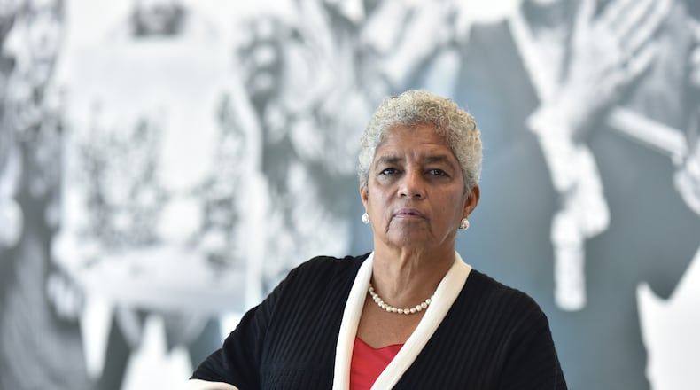 Former Atlanta mayor Shirley Franklin at the Center for Civil and Human Rights in August. HYOSUB SHIN / HSHIN@AJC.COM