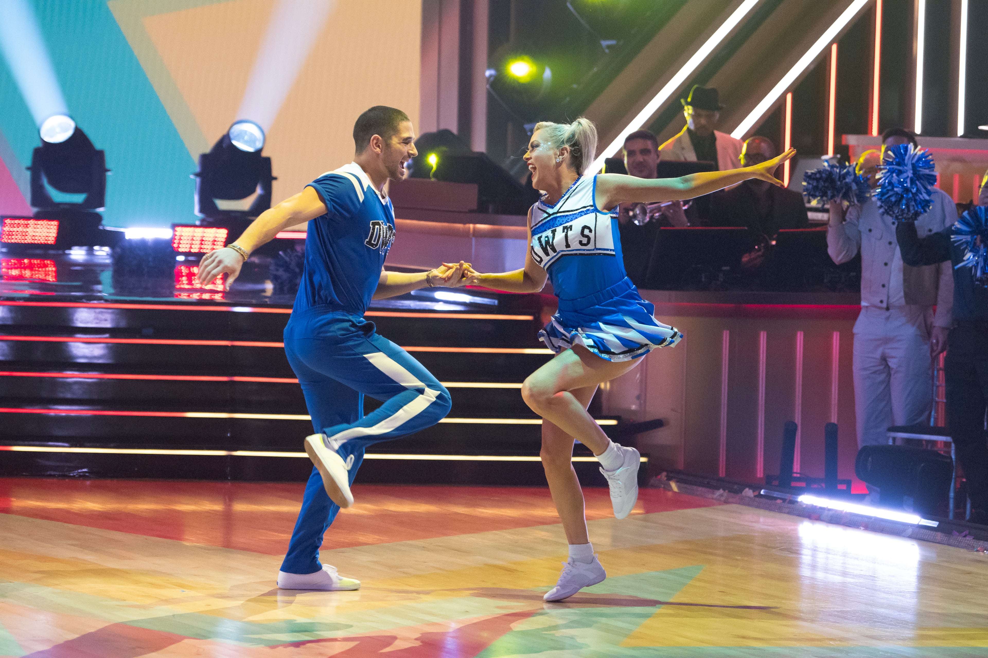 Elaine Hendix with Alan Bersten performs a jive to Toni Basil's "Mickey." on Week 2 of "Dancing with the Stars" Season 34. (Eric McCandless/Disney)