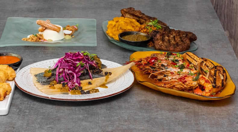 Dishes from the menu of Serenidad in Cascade Heights.