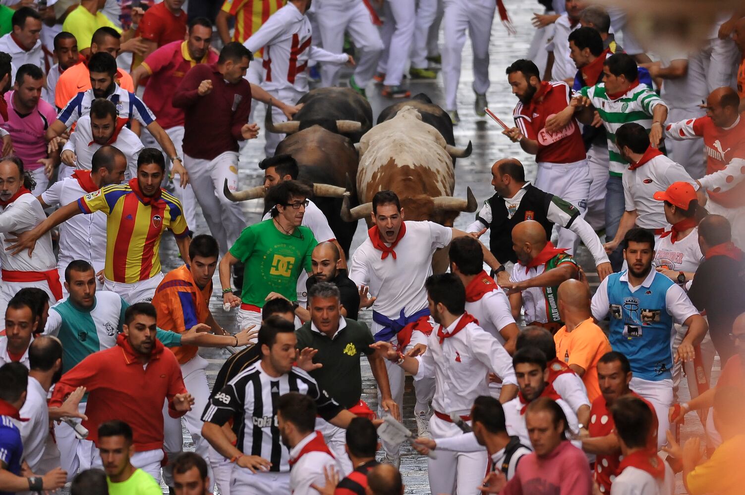 Spain running of the bulls