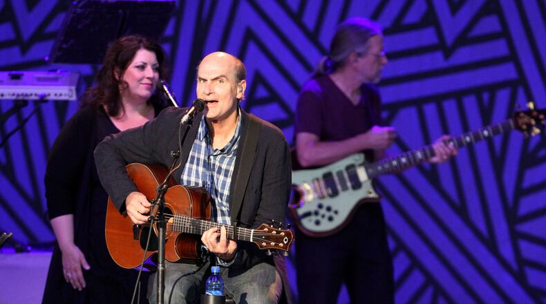 James Taylor serenaded a sold out Verizon Wireless Amphitheatre in Alpharetta in August 2014. Robb D. Cohen/RobbsPhotos.com