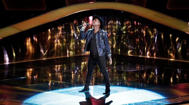 THE VOICE -- "Blind Auditions" -- Pictured: Jon Mero -- (Photo by: Tyler Golden/NBC)