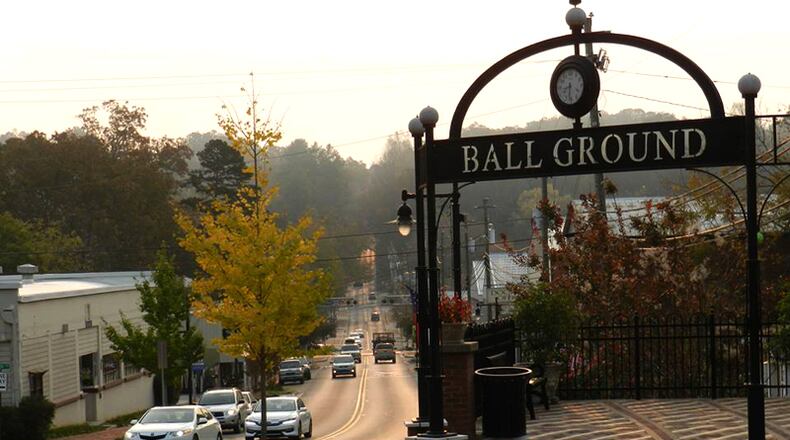 Cherokee County has retained a consultant to look at the feasibility of a highway bypass around downtown Ball Ground. CITY OF BALL GROUND via Facebook
