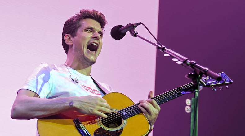 John Mayer (shown in Arizona Aug. 1), called Atlanta his "musical birthplace." (Photo by Ethan Miller/Getty Images)