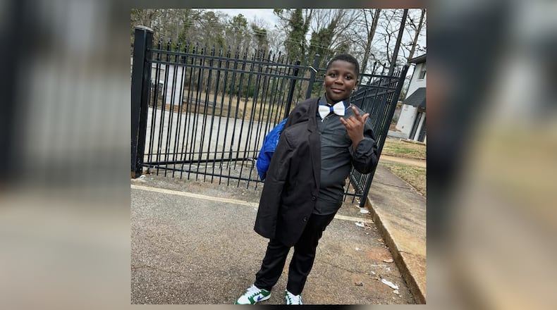 Cameron Coney, 12, was shot and killed Saturday afternoon in the bedroom of his Atlanta home. A 14-year-old has been charged with murder. (Courtesy of the Coney family)