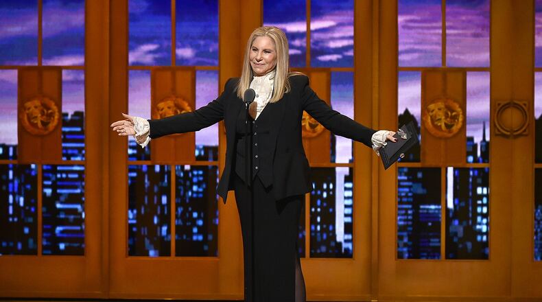NEW YORK, NY - JUNE 12: Singer Barbra Streisand speaks onstage during the 70th Annual Tony Awards at The Beacon Theatre on June 12, 2016 in New York City. (Photo by Theo Wargo/Getty Images for Tony Awards Productions)