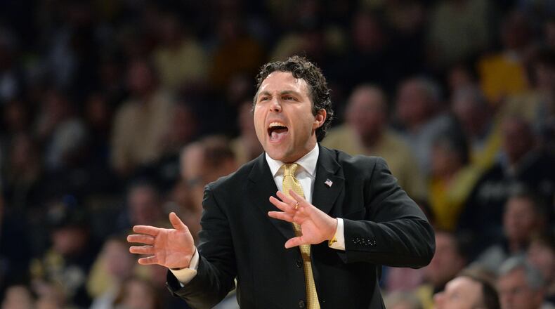 Tech coach Josh Pastner on new assistant Anthony Wilkins: "Anthony is an outstanding coach on the court and excellent with player development, which is critical in our program ...." (Hyosub Shin/hshin@ajc.com)