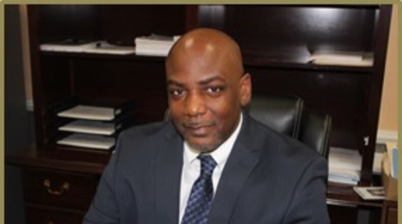 Cory Muldrow was sworn in as the new Norcross Postmaster during an installation ceremony on Nov. 16. Courtesy USPS