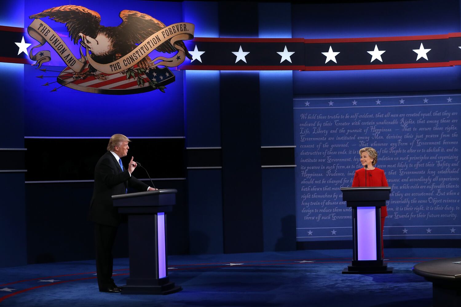 Presidential debate at Hofstra