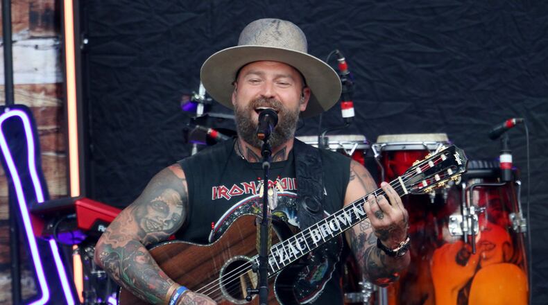 The Zac Brown Band entertained a large Truist Park crowd on Friday, June 17, 2022, on their Out in the Middle tour. (Photo: Robb Cohen for The Atlanta Journal-Constitution)