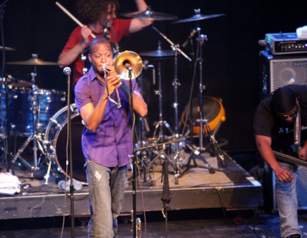 Trombone Shorty gets funky at Center Stage