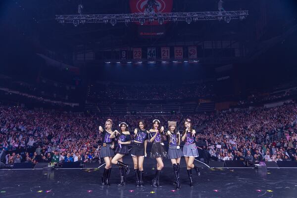 K-pop girl group Ive performed in Atlanta for the first time on March 24, 2024. During the show, the group talked about their visit to the Georgia Aquarium and watching a Hawks game. Photo credit:  Terence Rushin / Photos provided by Starship Entertainment