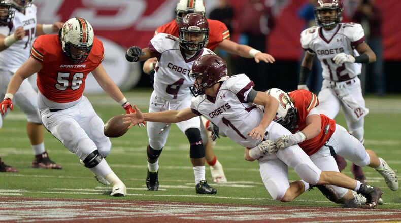 Benedictine and Greater Atlanta Christian met in the Class AA State Championship last season. (Brant Sanderling / AJC)