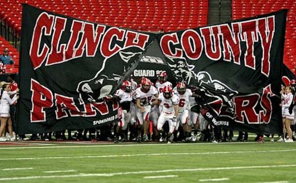 Perennial high school football power Clinch County has a new coach this season. (Jason Getz/AJC)