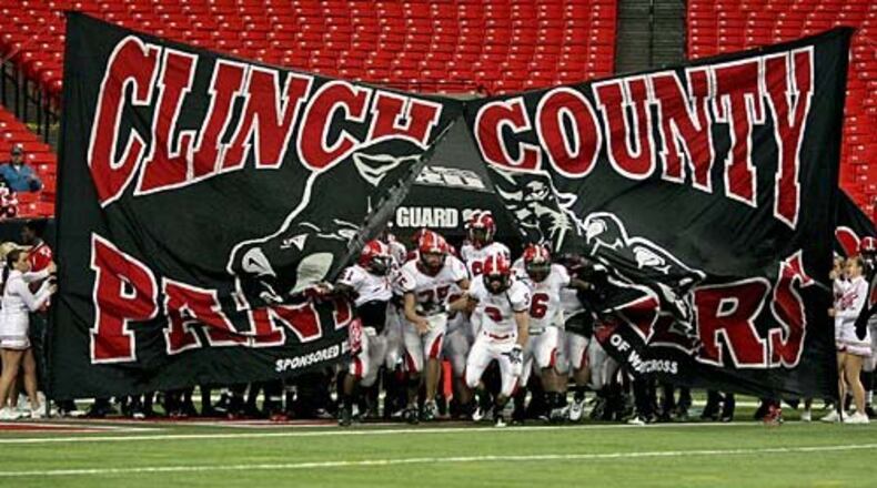 Rance Morgan was hired by Clinch County this offseason to continue a tradition of having football coaches who also played for Clinch. (Jason Getz/AJC)
