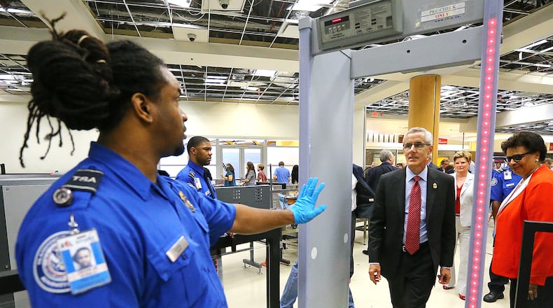 No one dared give former TSA Administrator Peter Neffenger an aggressive pat-down when he visited Atlanta in 2015. Curtis Compton / ccompton@ajc.com