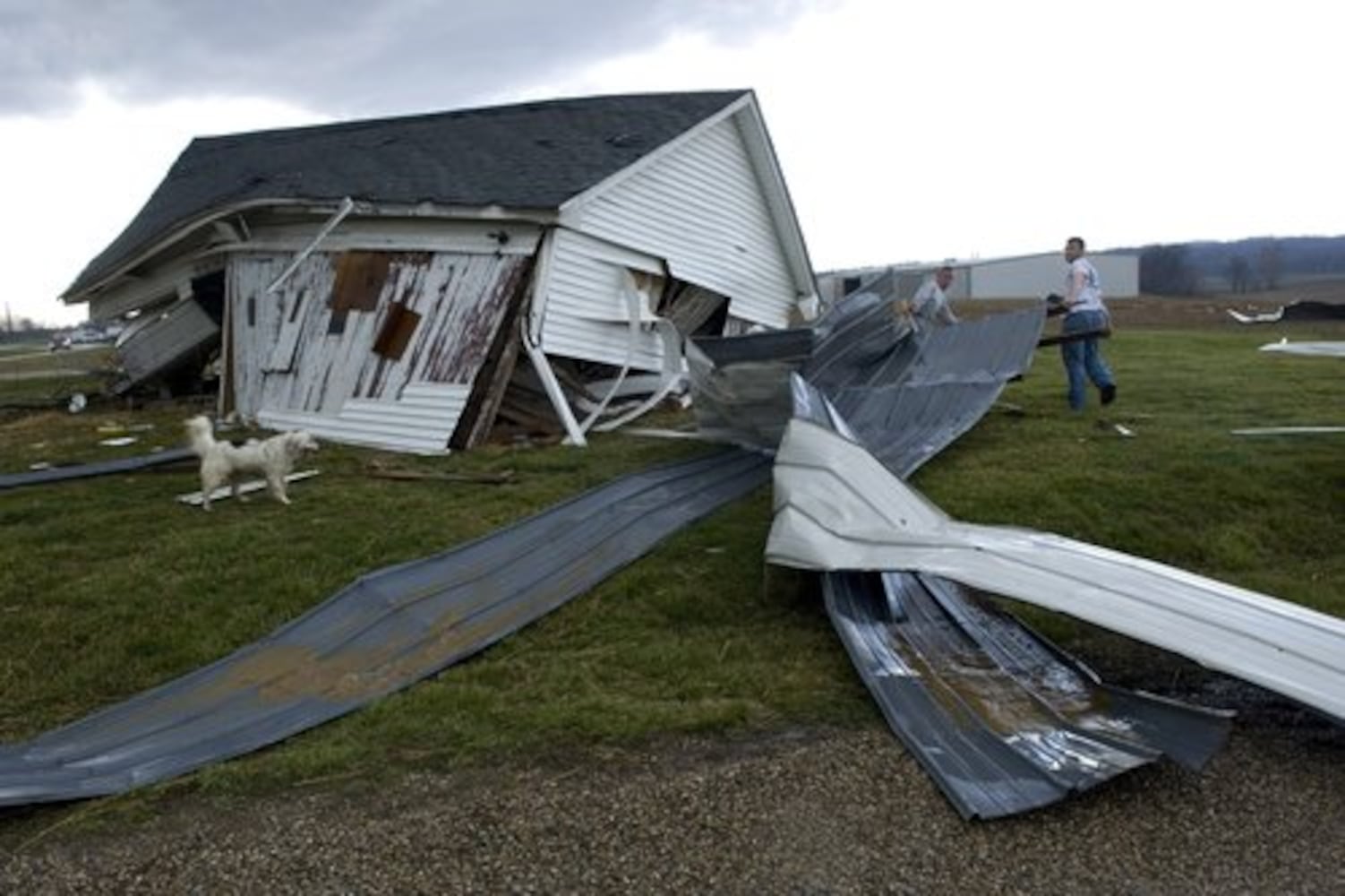 Major storm damage in Indiana